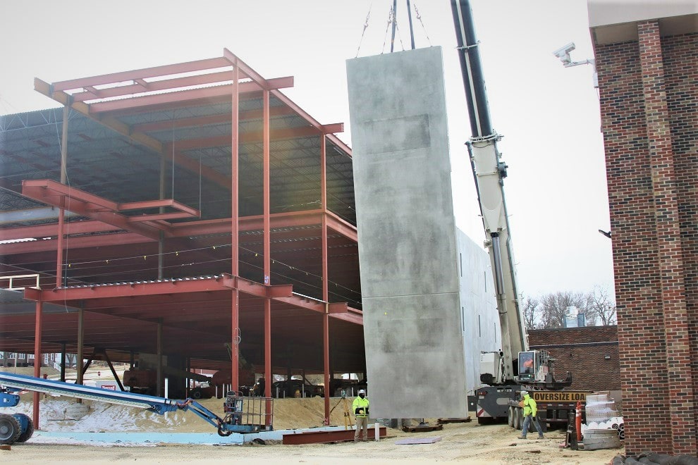 Clinton High School Concrete Panels